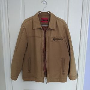tan oversized vintage jacket
